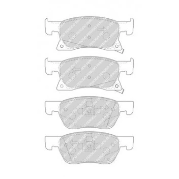 Fren Balata Astra K 15Sonrası (15 Jant) Ön (Oem No: Fdb4933)