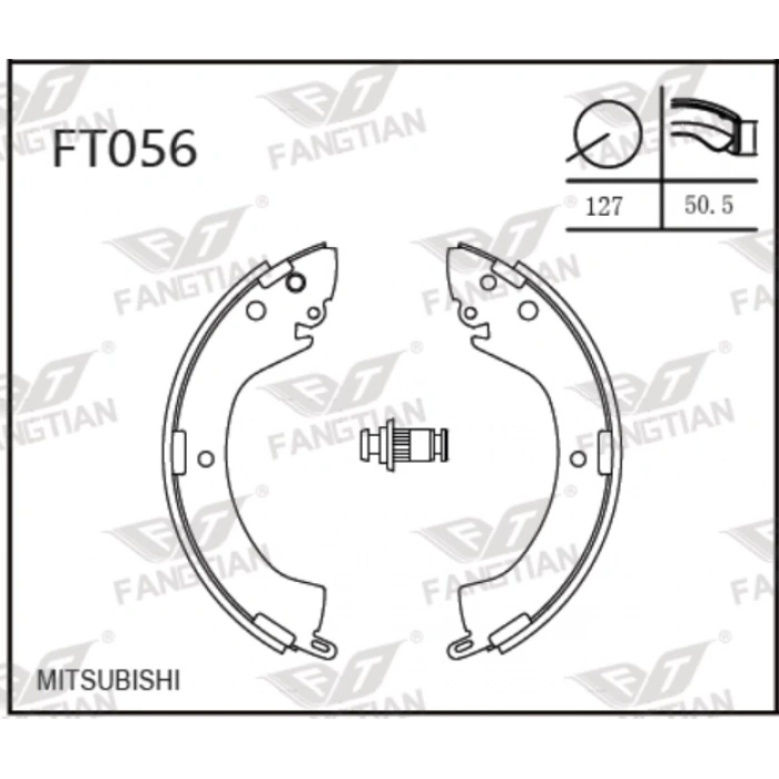 Fren Balatası L200 00-05 Arka Papuç 4X2 None (Oem No: Ft056)