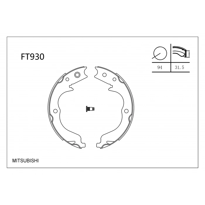 Fren Balata Forester 98-05İmprza 96-07Legcy Arka None (Oem No: Ft930)