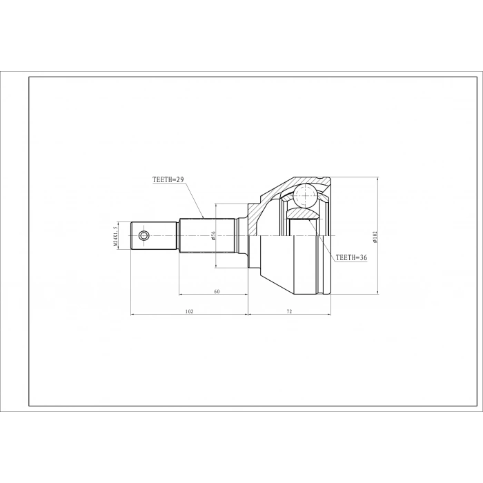 Aks Kafası Qashqai 0713 2.0 Dcı Dizelxtrail 081 None (Oem No: Jpı102011)