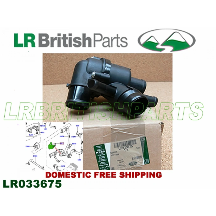 Termostat Bmw Land Roverrange Rover Dıscovery V 3.0 D 13- (Oem No: Lr033675)
