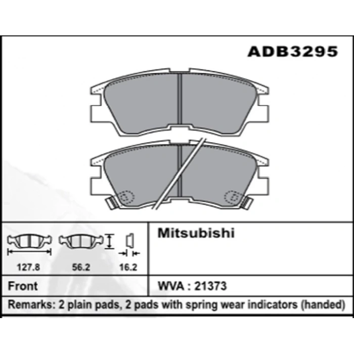Ön Fren Balatası L300 90-08 L200 86-97 Şimli None (Oem No: M1L3001-Kb-01)