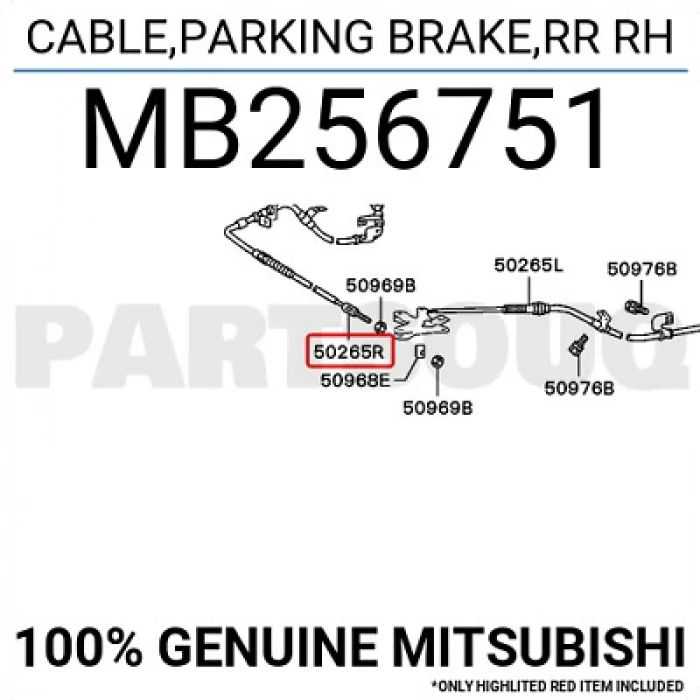 El Fren Teli L300  90-08 Arka Sağ (Oem No: Mb256751)