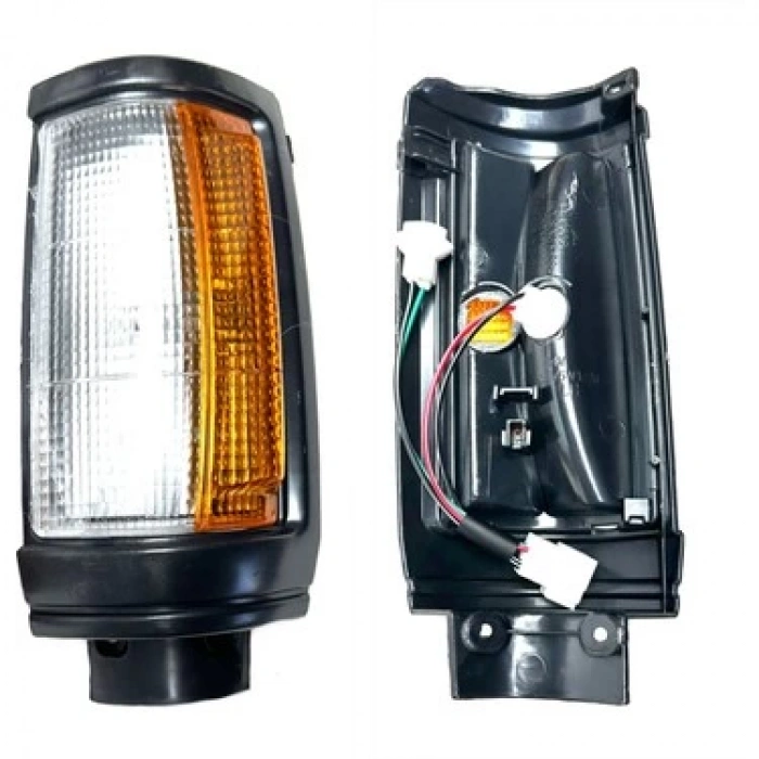 Sınyal Lambası Sol Sıyah / 12V5W (Duy+Ampul) Japon L200 Dızel 96-98 (Oem No: Mb527089)