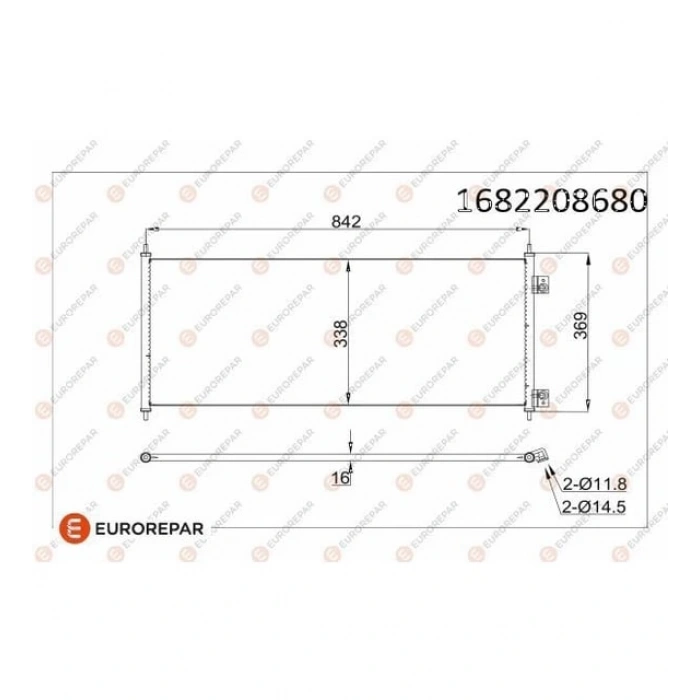 Klima  Radyatörü Ford Transıt V-184 Bm 01-06 (Oem No: Meyc1H 19710 Bb)