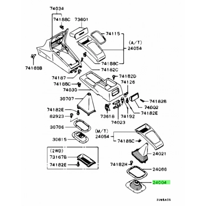 Vites Kol Körüğü L200 15-19 / Fullback (Oem No: Mr195623)
