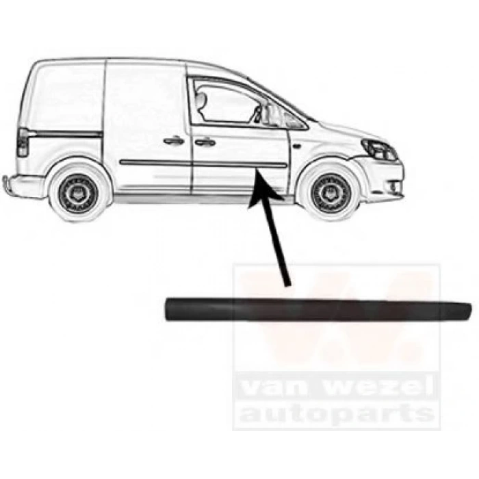 Kapı Çıtası Ön Sağ Caddy 04-- None (Oem No: Vw-2K0853516E)