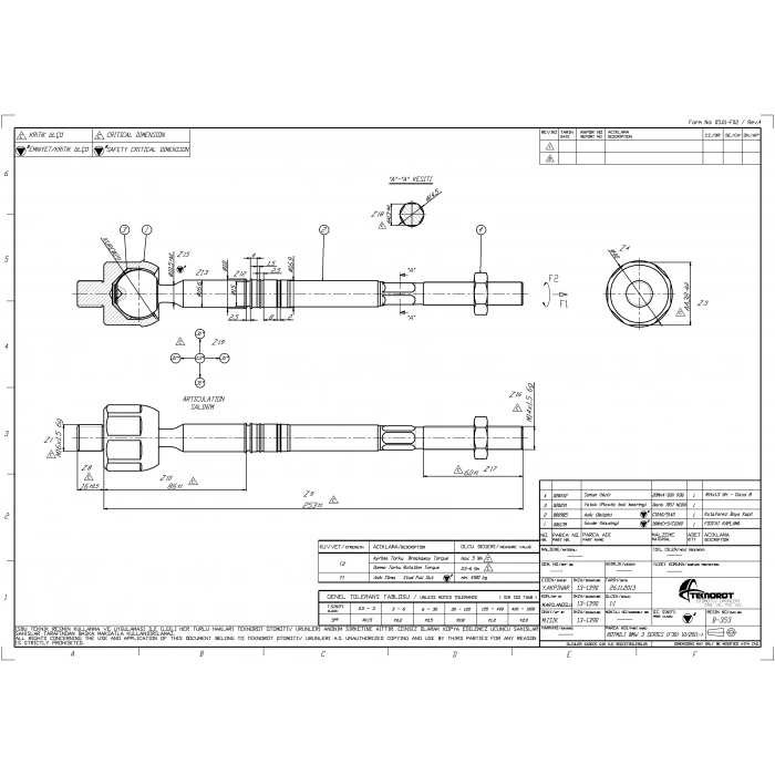 Rotmılı Sol-Sag Bmw 1 Serisi (1 Serisi,1 Serisi) 114 İ 2010