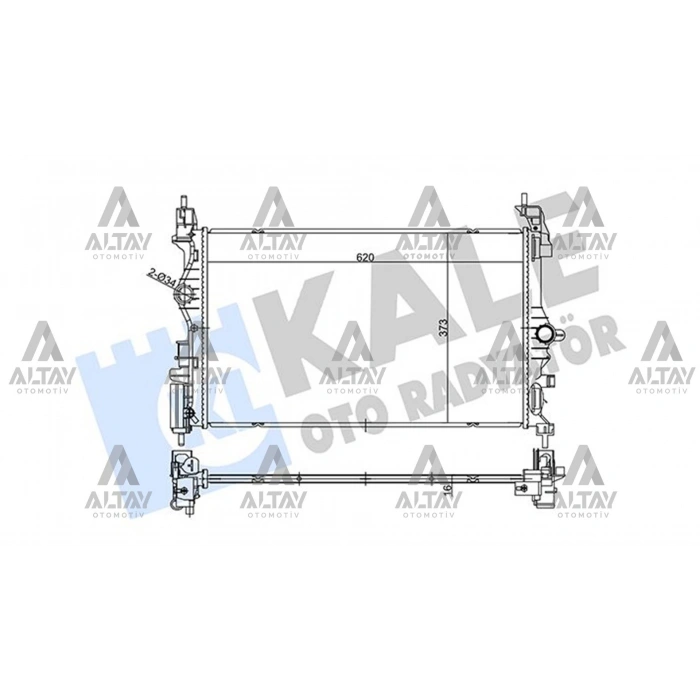 Radyatör Su Corsa E / Adam 2015 Sonrası B13Dtc-B10Xft (Oem No:1300377)