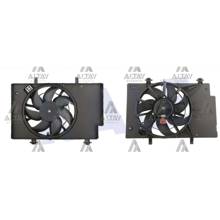 Fan Radyatör Fiesta Vı  2008 2012 / B-Max 2012 Sonrası / Courıer 1.25-1.4-1.4 Tdcı-1.5 Tdcı-1.6 Tdcı-1.6 Davlumbazlı +Ac Kırmızı Soket 380 W (Oem No:8V518C607Cj)