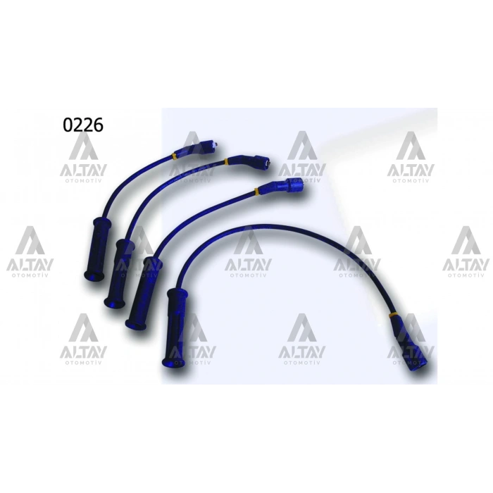 Buji Kablosu Takım Megane I  1996-2003 / Clio Iı 1998-2005 / R19 88-2000 1.6 8V (Oem No:7700273226)