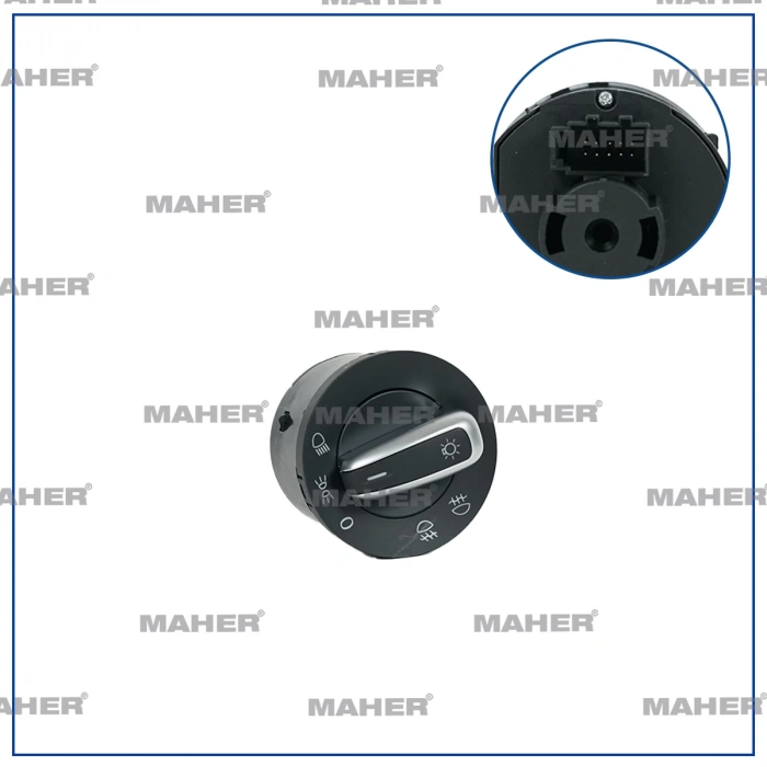 Far Anahtarı Golf6 / Tiguan / Jetta / Caddy / Passat / T6 (Sisli) (Oem No:3C8941431C)