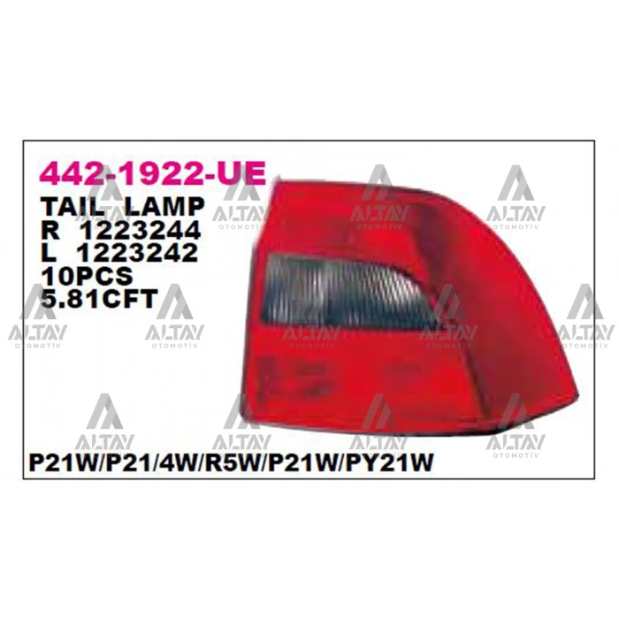 Stop Lambası Vectra B 2009-2002 Sol (Oem No:1223244)