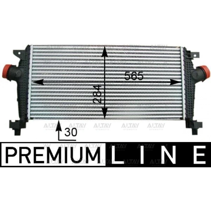 Turbo Radyatörü (İntercooler) Astra J 2009-2016 / Cruze 2011-2014 A13Dte-A14Net-B14Net-A16Let (Oem No:1302144)