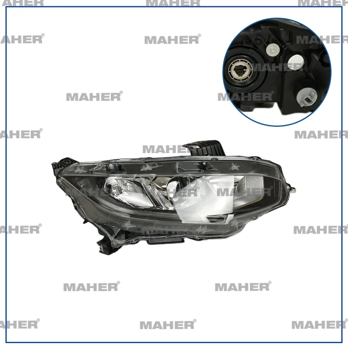 Far Civic 16-2022 Fc5 Sedan Elegance-Premıum Motoru Üzerinde Ledsiz Sağ (Oem No:33100Teth01)