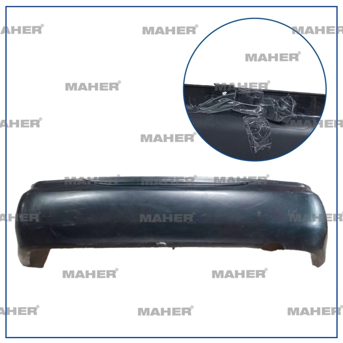 Tampon Lancer Arka 2003-2008 (Reflektör Yerı Sonradan Açılır) Hasarlı (Oem No:Mn126671Wa)