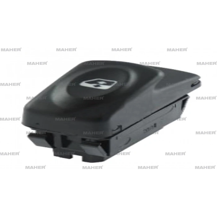 Cam Açma Düğmesi Kangoo / Megane I / Clio (Tekli) 5 Pin Siyah (Oem No:7700838100)