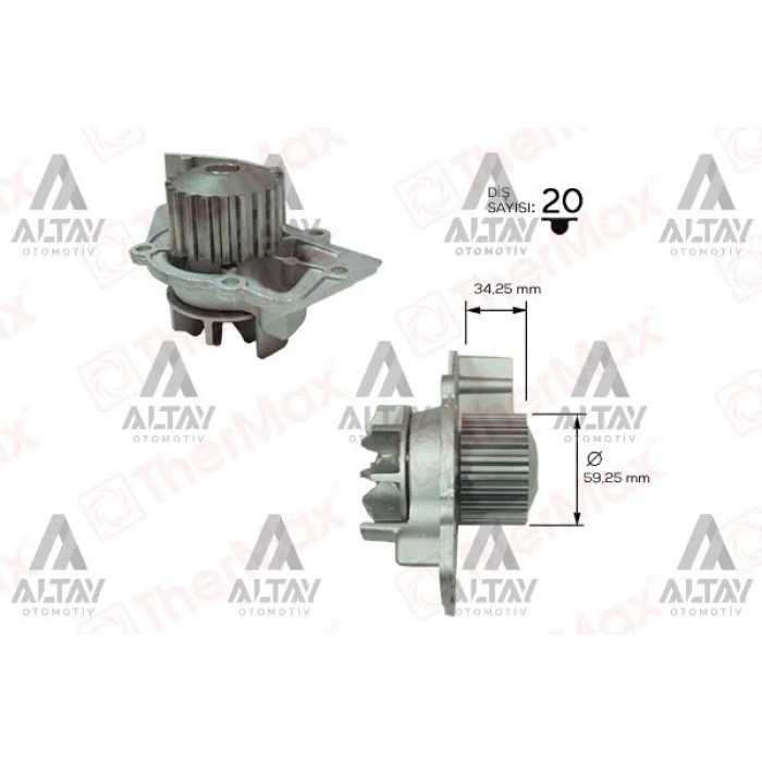 Devirdaimpartner  1996-2008 / Berlingo 1996-2008 / Xsara 1997-2005 / Jumper 2002-2006 / 1.9-2.0 Hdı (Dw8-Dw10) (Oem No:1201C4)