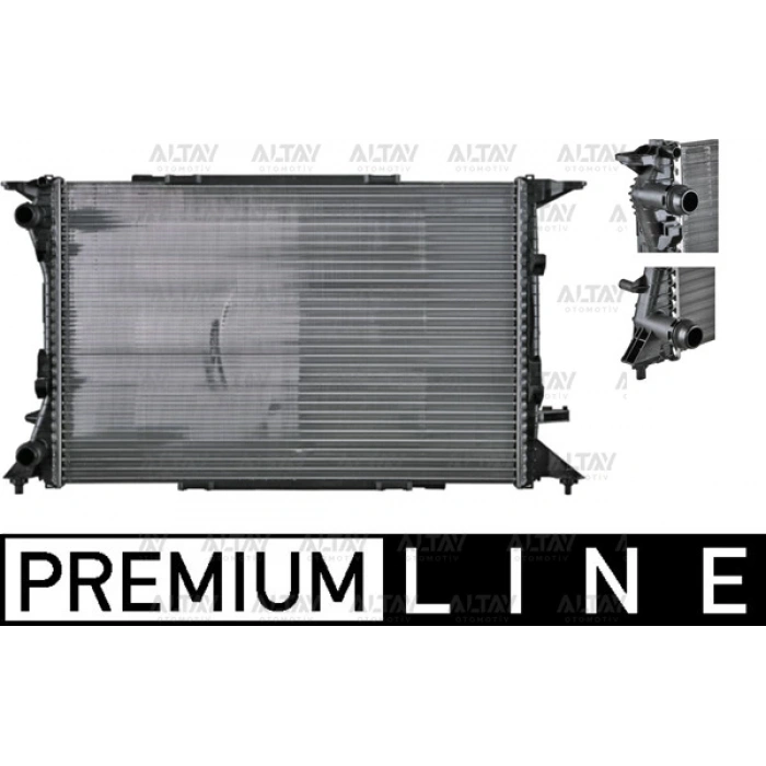 Radyatör Su Brazıng A4 / A5 / A6 / Q5 2008 Sonrası Caba-Cdha-Cjeb-Cdnb-Cf Ka Caga-Csua-Cglc 1.8-2.0 Tfsı- 2.0 Tdı (Oem No:8K0121251R)