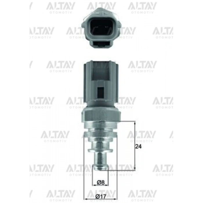 Sıcaklık Sensörü Motor  Boxer3 / V348 / V362 / Focus / Fiesta /  Mondeo  Bnz 2006 Sonrası Termostat Kapağına Gelen (Oem No:9675342080)