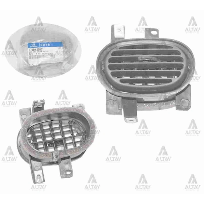 Kalorifer Izgarası Accent 1995-2000 Sol (Oem No:9748022001)