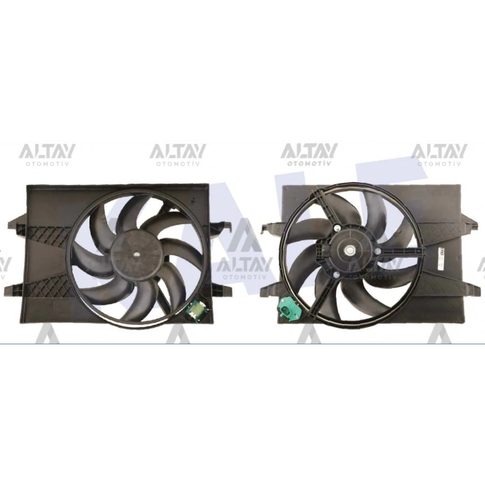 Fan Radyatör Fiesta V 2001-2008 / 1.4 Tdcı Davlumbazlı (Oem No:2S6H8C607De)