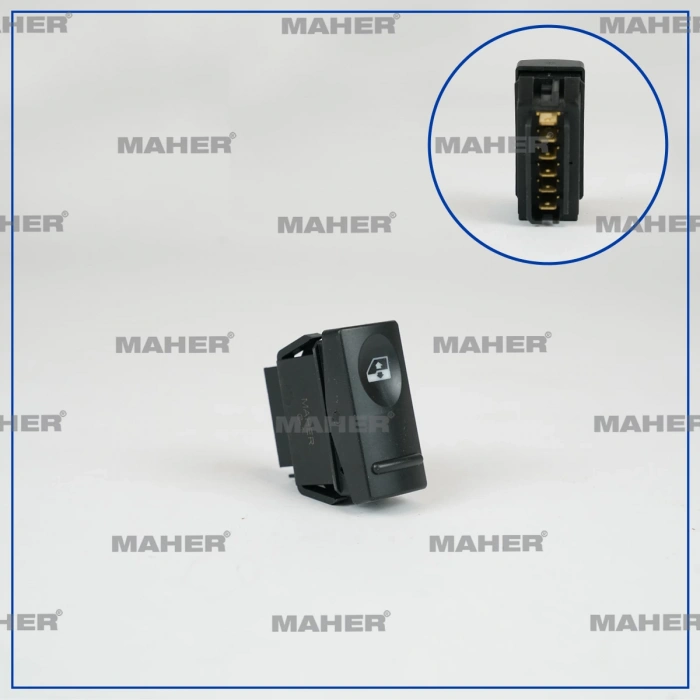 Cam Açma Düğmesi R19 (Tekli) Sağ (Oem No:7700817337)
