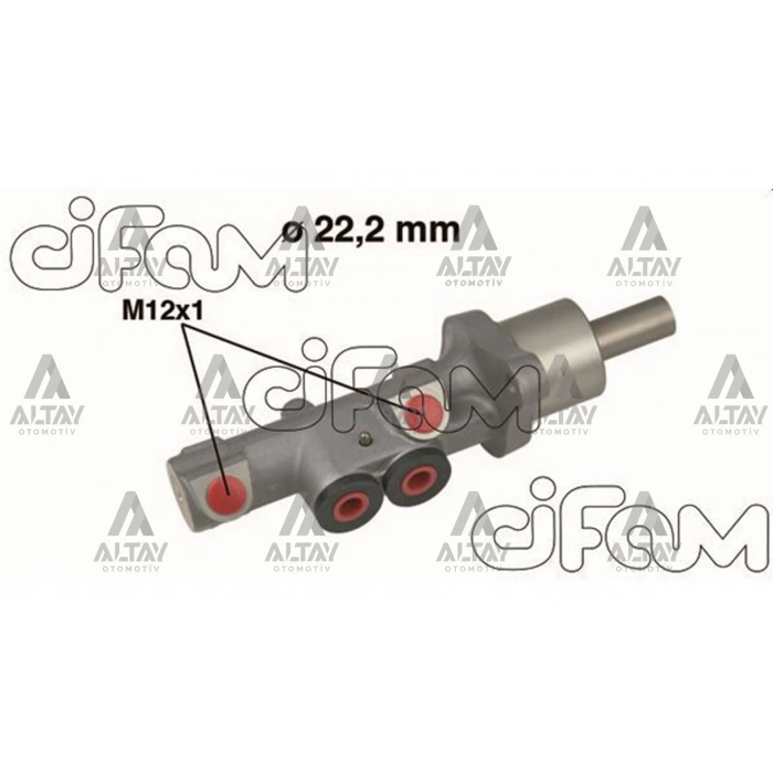 Fren Ana Merkez Golf Vı (5K1) 1.6 Tdı Alumınyum 22,2 Mm  2008 2013 (Oem No:1K1614019)