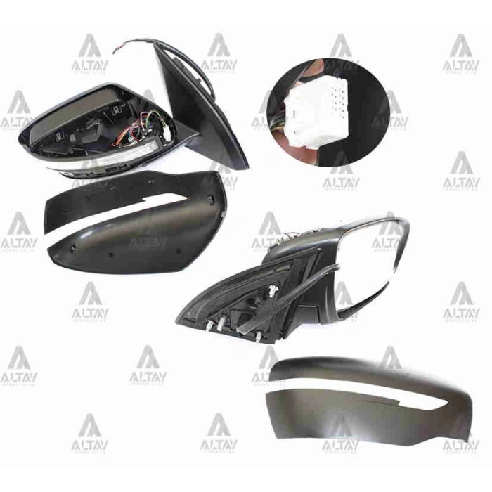 Ayna Dış Dikiz Qashqai 2014 Sonrası Elektrikli Sinyalli Isıtmalı Otomatik Katlanır Sağ (Oem No:963014Eh6E)