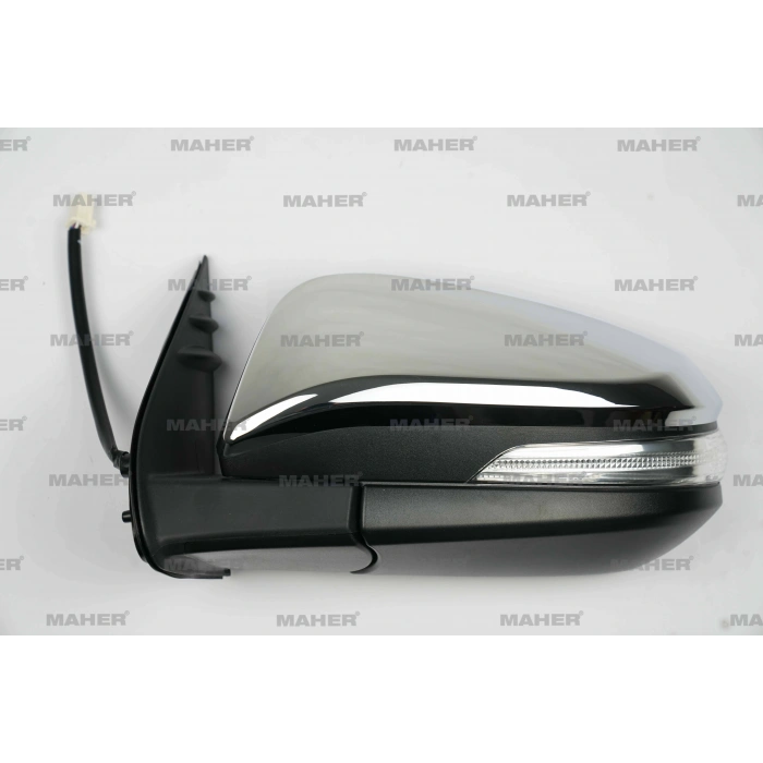 Ayna Dış Dikiz Hilux 2015 Sonrası Revo Elektrikli Sinyalli Otomatik Katlanır Krom 7 Fişli Sol (Oem No:879400Ke31)