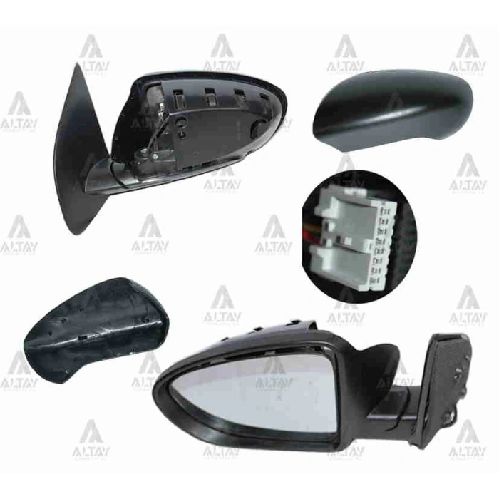 Ayna Dış Dikiz Qashqai 2007-2013 Elektrikli Isıtmalı Sol (Oem No:96302Jd82A)