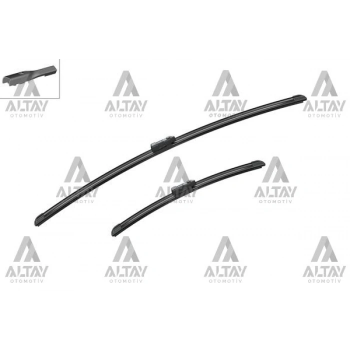 Silecek Süpürgesi Takım  3008 5008 2017 Sonrası / C5 Aırcross 2018 Sonrası / Ds7 Crossback 2018 Sonrası / Sharan 2011 Sonrası Aerotwın A557S (700+400Mm) (Oem No:1617039480)