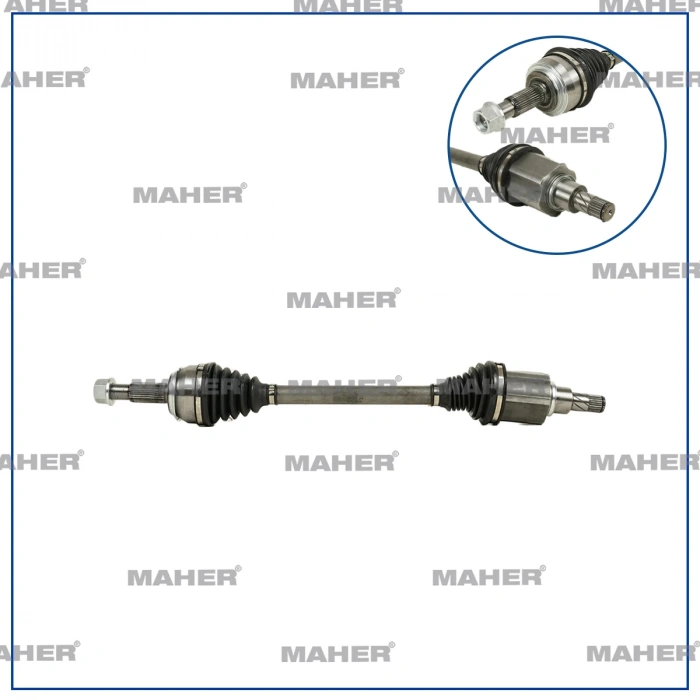 Aks Komple Qashqai 2014 Sonrası 1.2 Dıg-T Sol At Cvt 708Mm (Oem No:391014Ed2A)