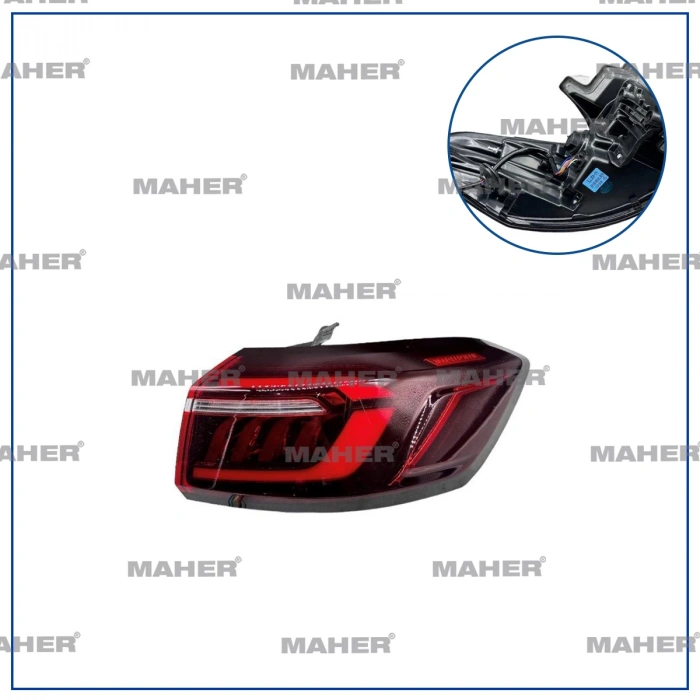 Stop Lambası Tiggo 8 Pro 2022-2024 Dış Sağ (Oem No:605000237Aa)