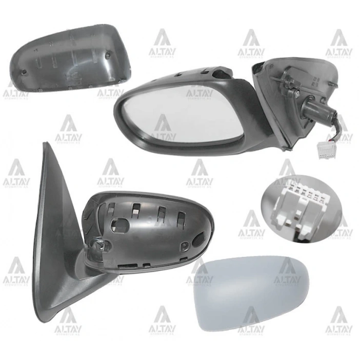 Ayna Dış Dikiz Almera 2000-2006 Elektrikli Sol (Oem No:96302Bn228)