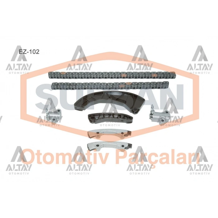 Eksantrik Zincir Seti Accent 2006-2011 Era / Blue 2011-2020 / Getz 2006-2011 / Cerato 2004-2009 / Rio 2006-2011 / I-2020 2009-2020 / I-30 2007-2011 / Elantra 2016-2018 / Dizel (D4Fa - D4Fb - D4Fc) / (8 Parça) (Oem No:243512A000)