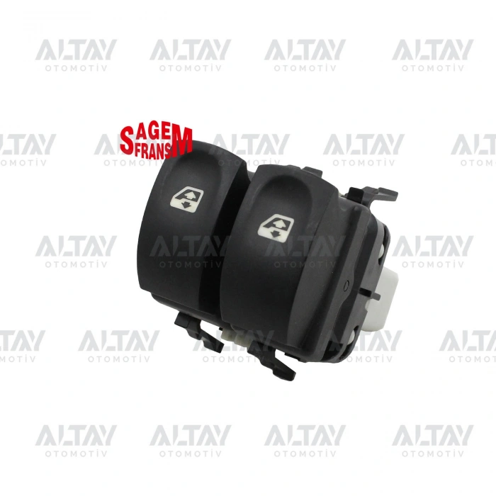 Cam Açma Düğmesi Clio Iıı Ön Sol Beyaz Çiftli (Oem No:8200214939)