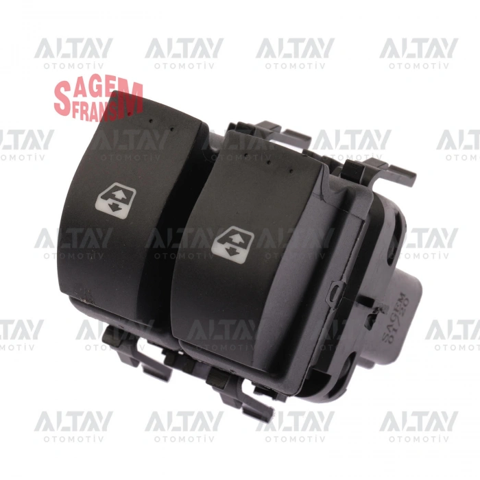 Cam Açma Düğmesi Megane Iı Ön Sol Siyah Çiftli (Oem No:8200315034)