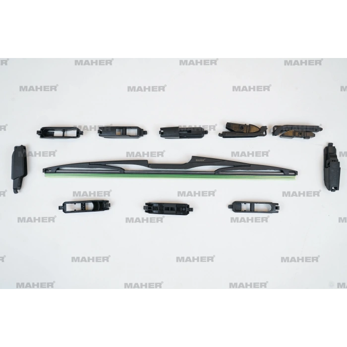 Silecek Süpürgesi Plastik Tip 10 Aparatlı 16 Arka (400Mm)