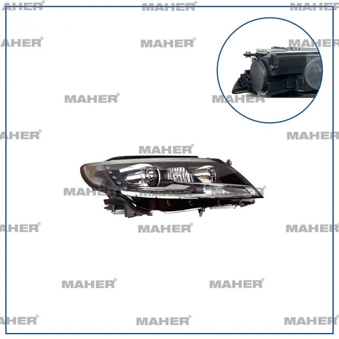 Far Cc 2012-2017 Xenon-Led-Beyin Sağ (Oem No:3C8941754Q)