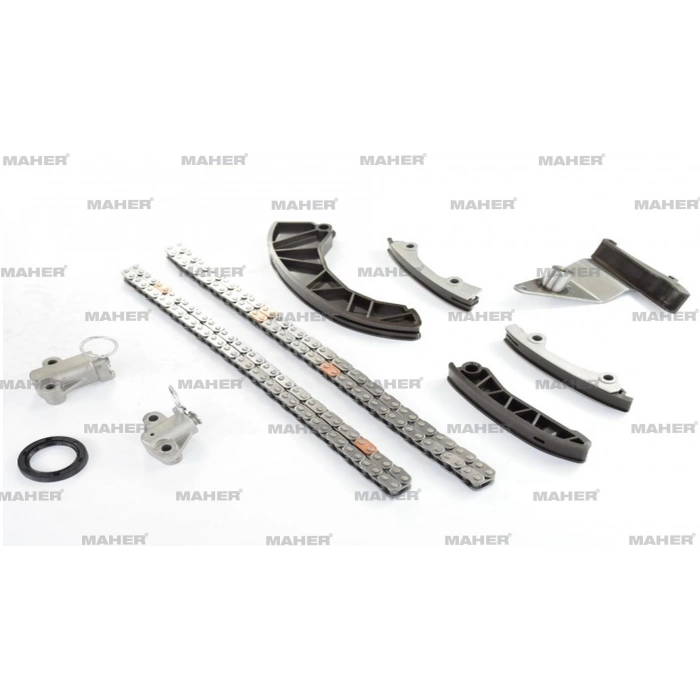 Eksantrik Zincir Seti Accent 2006-2011 Era / Blue 2011-2020 / Getz 2006-2011 / Cerato 2004-2009 / Rio 2006-2011 / I-2020 2009-2020 / I-30 2007-2011 / Elantra 2016-2018 / Dizel (D4Fa - D4Fb - D4Fc) / (9 Parça) (Oem No:243512A000)