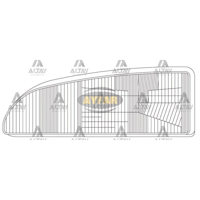 Far Camı H-100 Minibüs Sağ (Oem No:C11507)