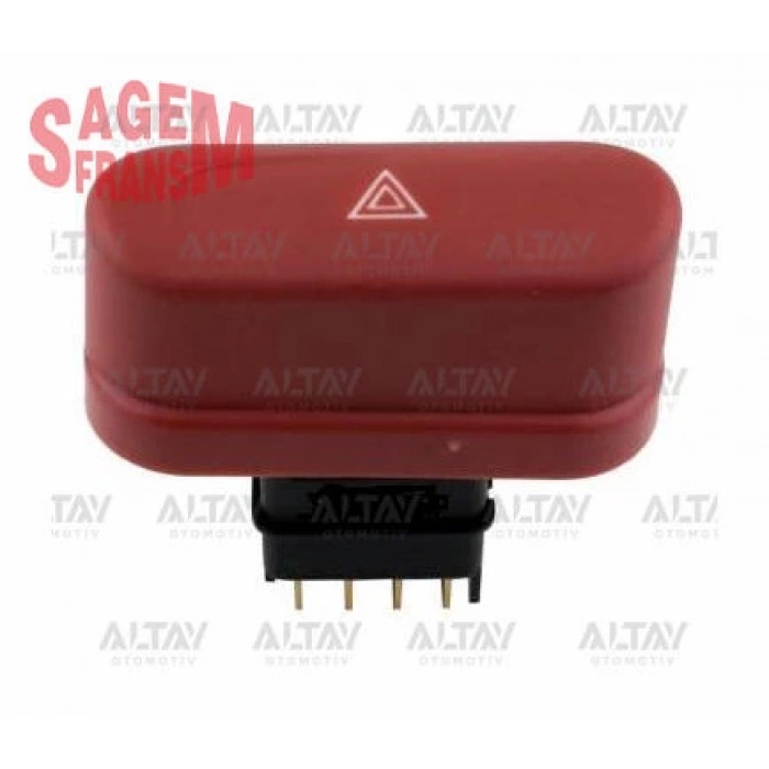 Dörtlü Flaşör Düğmesi Dogan / Kartal 1996-2001 Slx Oval