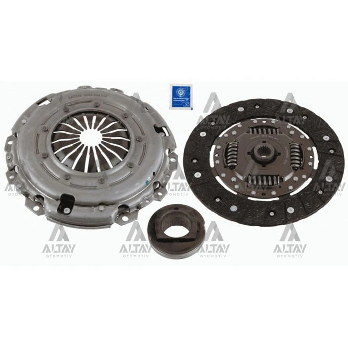 Debriyaj Seti 206 / 307 / 406 / C3 / C5 / Xsara / Jumper / Scudo / Ducato / Boxer 1.4Hdı-2.0 Hdı(Dv4-Dw10) (Oem No:2052T4)