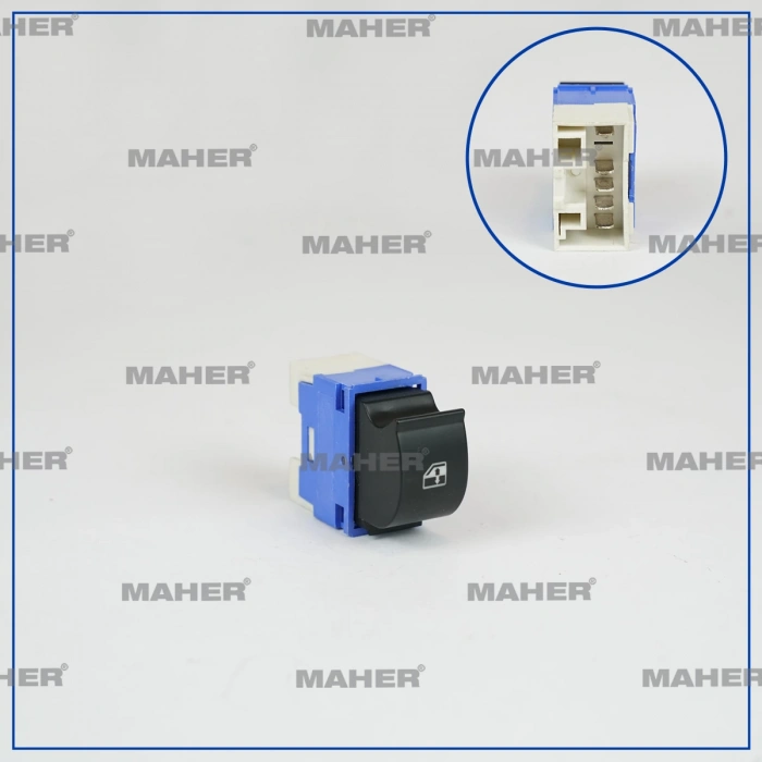 Cam Açma Düğmesi Doblo Iı (Tekli) Sağ (Oem No:735417034)