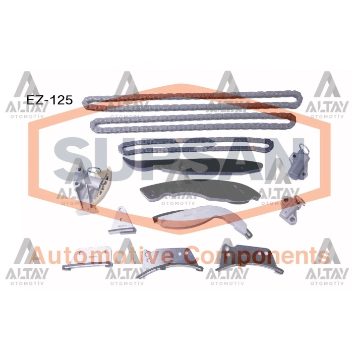 Eksantrik Zincir Seti Starex 2002-2008 / H-1  2008 2011 / Sorento 2003-2011 / H-100 Kamyonet 2010 Sonrası 140Hp 2.5Crdı (13 Parça) (Oem No:243514A020)