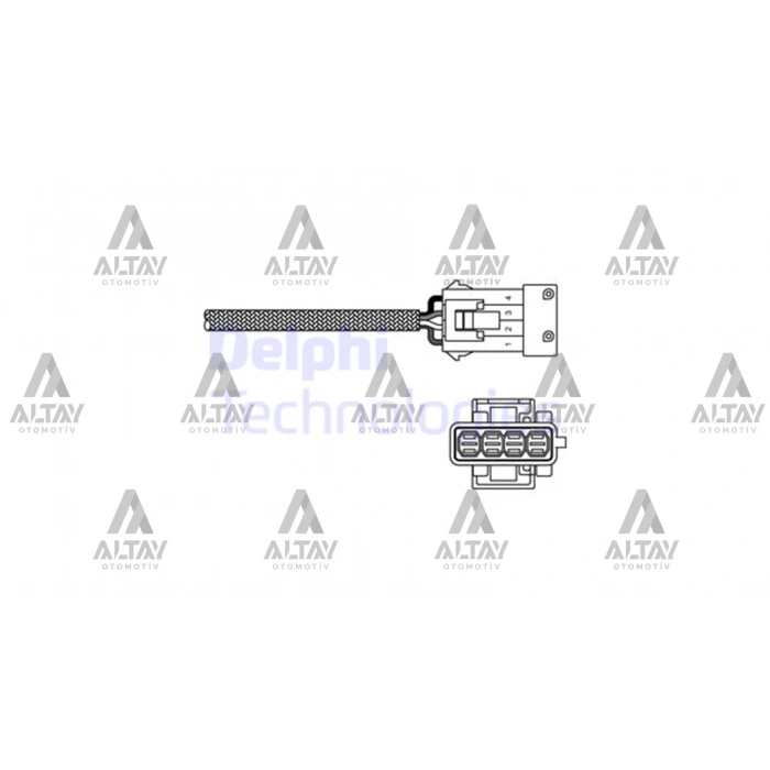 Sensör Oksijen 206 / 207 / 306 / 307 / 1007 1.4 / 1.6 16V 400Mm (Oem No:161848)