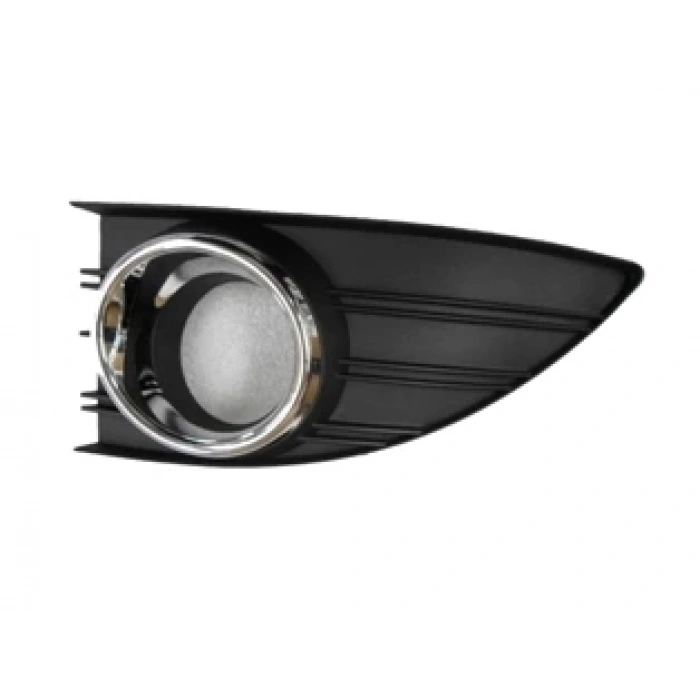 Renault Fluence- 2009-2012  Sis Lamba Kapağı Sol Siyah (Sis Çerçevesi Nikelajlı) (Oem No:261523809R)