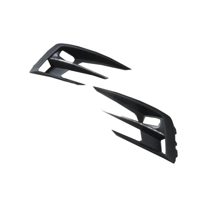 Renault Megane- 4- Sd- 2021-2024  Sis Lamba Kapağı Sağ/Sol Set/Sis Delikli/Siyah/Nikelaj Çıtalı (Tyg) (Oem No:261529724R)