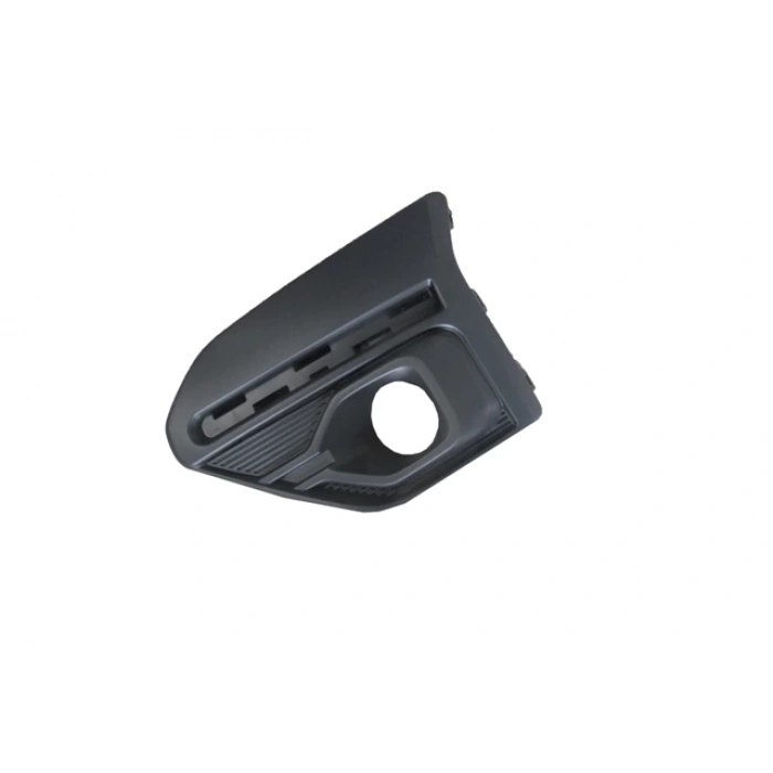 Dacia Sandero Stepway- 2021-2024  Sis Lamba Kapağı Sol Siyah Sis Delikli/Sensör Deliksiz (Tw) (Oem No:261524158R)